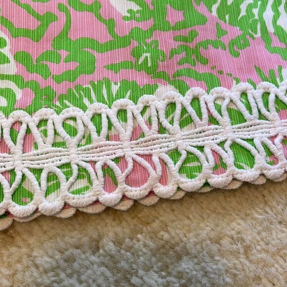 Lilly Pulitzer Skirt Green Pink 0 - Picture 5 of 5